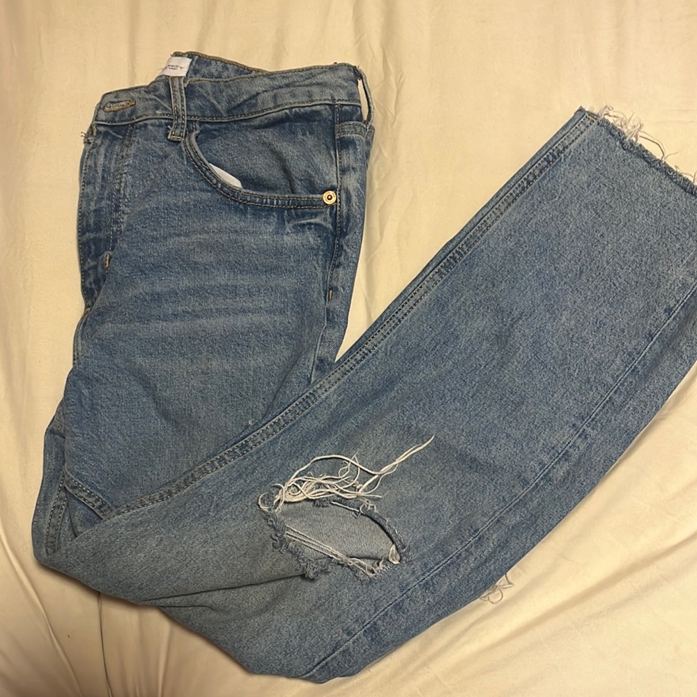Zara cropped jeans